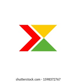 X Logo Design Template. X Icon Product Label And Logo Graphic Template. Isolated Vector Illustration