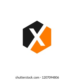 X logo design vector icon template