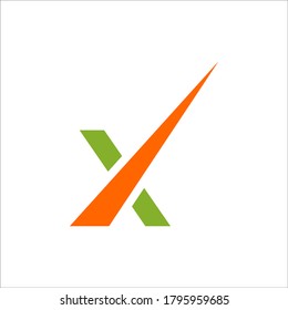 X logo design vector sign
