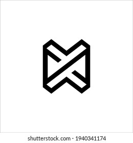 Signo vectorial de diseño de logotipo X