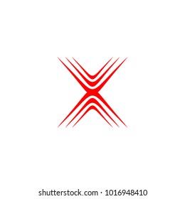 X logo design vector template