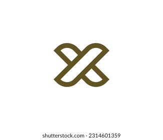X Logo design vector template