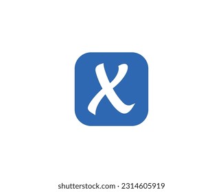 X logo design vector template