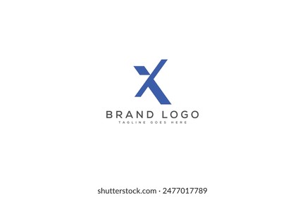 X logo design vector template design for brand