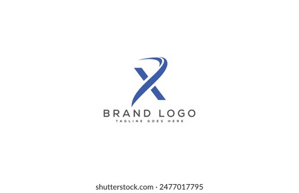 X logo design vector template design for brand