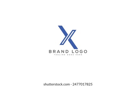 X logo design vector template design for brand