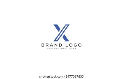 X logo design vector template design for brand