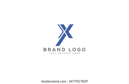 X logo design vector template design for brand