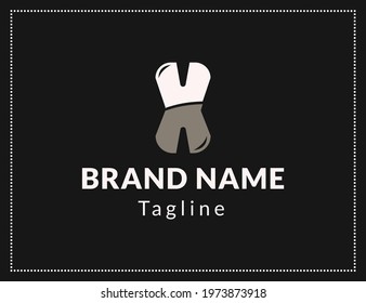 X Logo With Elegant curved line, X Letter Design Vector Illustration Modern Monogram Icon, Beautiful Logotype design for luxury company branding, identity design in Black and off white.