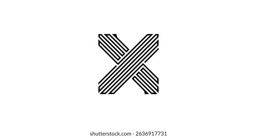 X Logo, Letter X logo design template