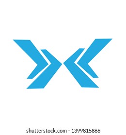X Logo Letter Vector Illustration