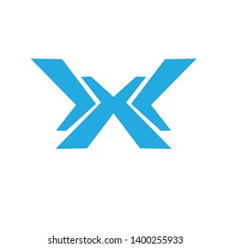 X Logo Letter Vector Illustration