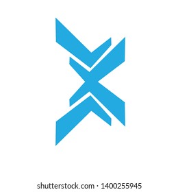 X Logo Letter Vector Illustration