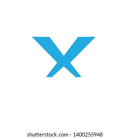 X Logo Letter Vector Illustration