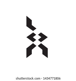 X Logo Letter Vector Illustration