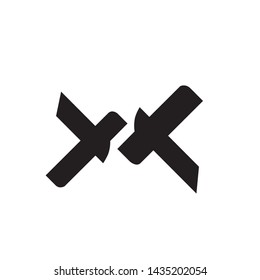 X Logo Letter Vector Illustration