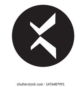 X Logo Letter Vector Illustration