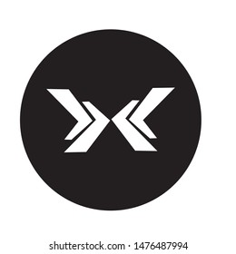 X Logo Letter Vector Illustration
