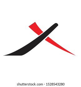 X Logo Letter Vector Illustration