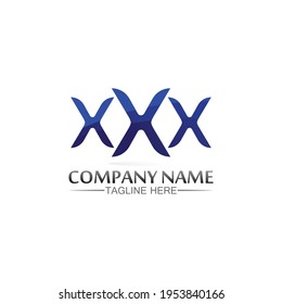 X logo and Letter X vector, Logo Template,  Illustration Design vector graphic alphabet symbol initial, brand 