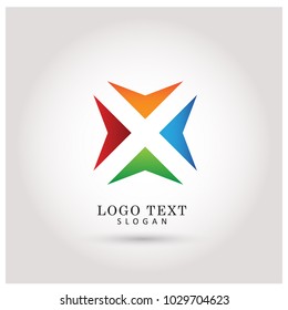 X Logo. Symbol and Icon Vector Template