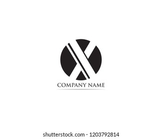 X logo and symbol vector
