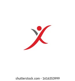 X Logo Template vector symbol nature