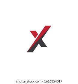 X Logo Template vector symbol nature