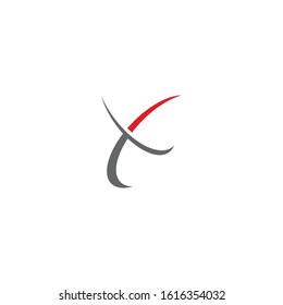 X Logo Template vector symbol nature