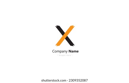 X logo vector design, X icon logo