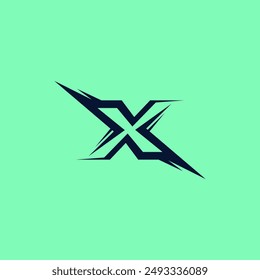 X Diseño de Vector de logotipo. Logotipo Abstractas De Letra X