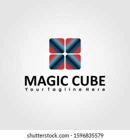 X Magic Cube With Color Collaboration That Makes The Eyes Mistaken