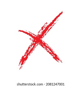 Marca X con estilo grunge.