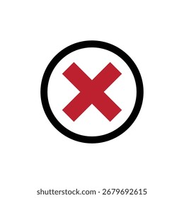 Modelo de design de ícone de marca X isolado