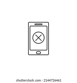  iconos de marca X.  no hay icono en el smartphone   
