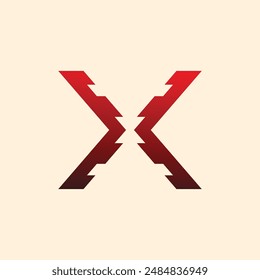 X Mark Logo Design für moderne Unternehmen