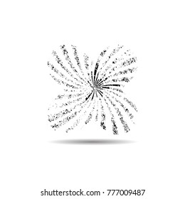 X Marks .Handwritten Letter . Sign . Two Crossed Vector Brush Strokes.