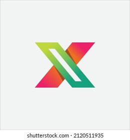 X Modern Logo Design Branding Design Stock Vector (Royalty Free ...