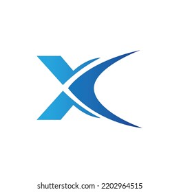 X modern logo design vector