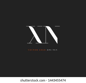 X N letters Joint logo icon vector for business card and corporate identity.