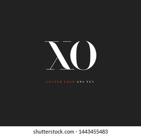 X O letters Joint logo icon vector for business card and corporate identity.