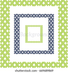 x ornament green traditional