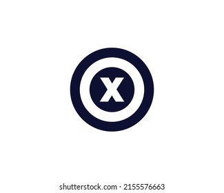 X OX XO Logo Design Vector Template