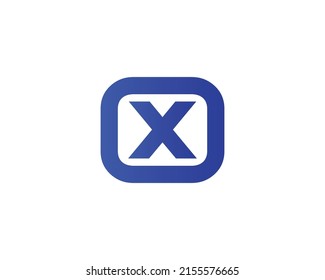 X OX XO Logo Design Vector Template