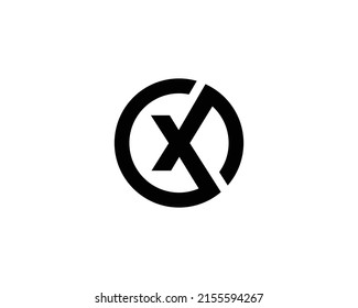 X OX XO Logo Design Vector Template