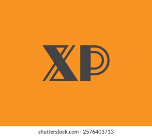 X and P logo design. XP abstract Letters Logo Monogram. This logo design is the process of creating a visual symbol that represents a brand, company, or individual.