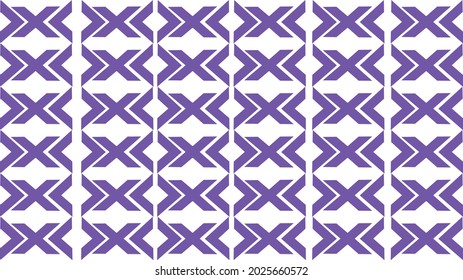 x Pattern with purple color art