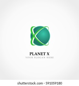 The X Planet Logo