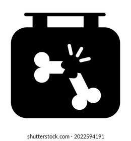 X Ray Bones Healthcare Medical, vector graphic Illustration Icon.