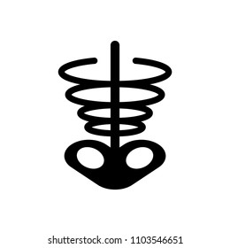X Ray Icon Black